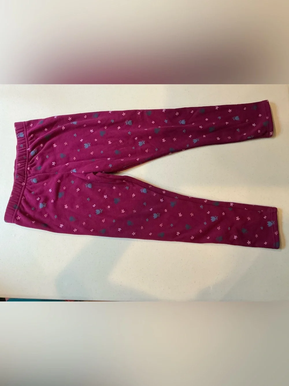 Set of 2 Excellent Condition Girls Size 12 Carters Fleece Pants